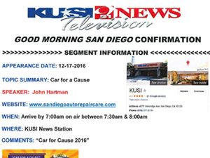 Car For A Cause Winner Krysia Marquis On Kusi TV